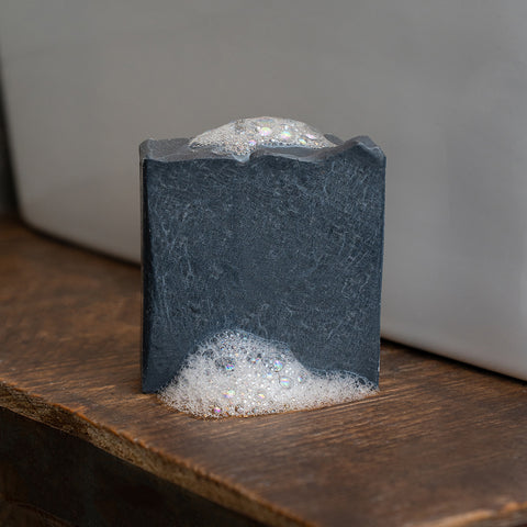 tallow and charcoal soap